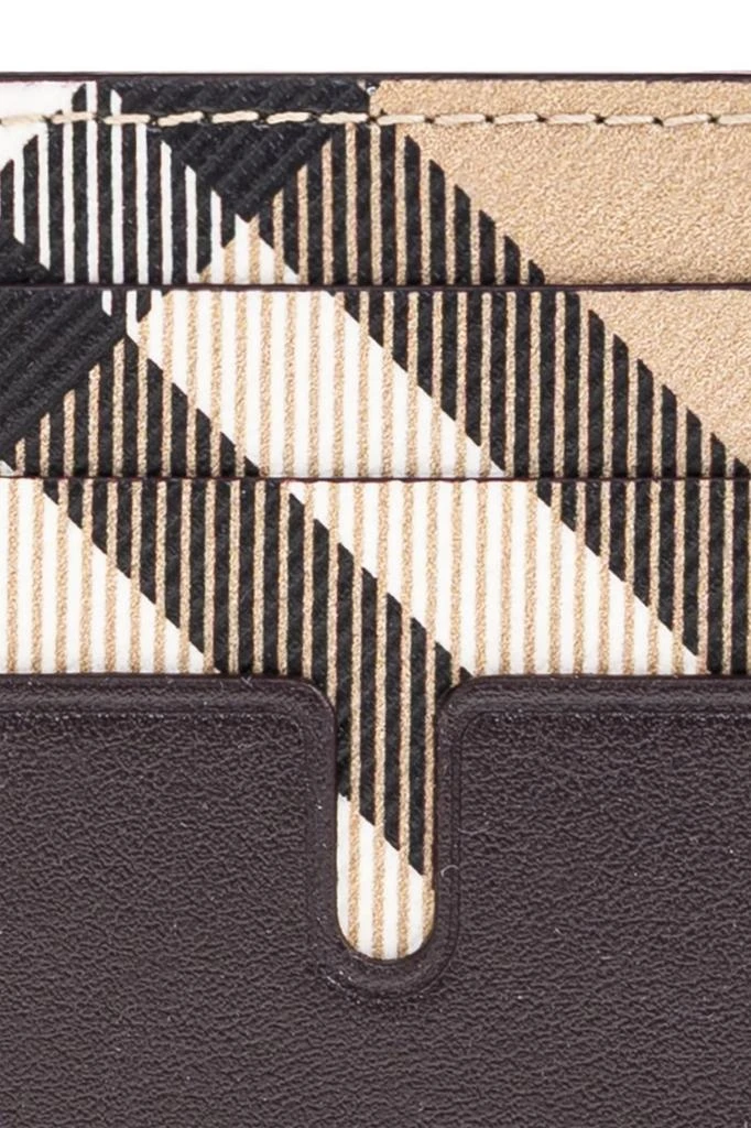 Burberry Burberry Checked Leather Card Holder Wallet 2