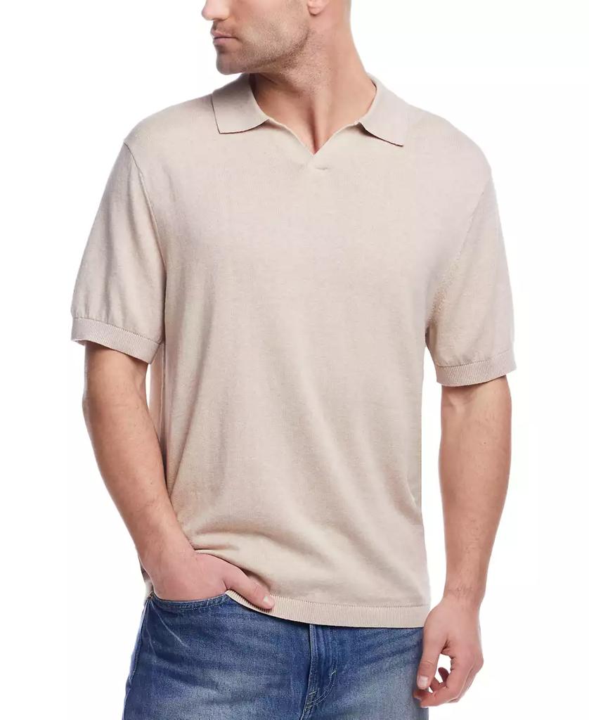 Weatherproof Vintage Men's Regular-Fit Open Collar Polo Sweater