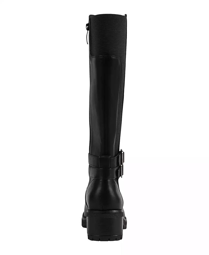 GC Shoes Women's Jonah Lug Sole Block Heel Knee High Boots 3