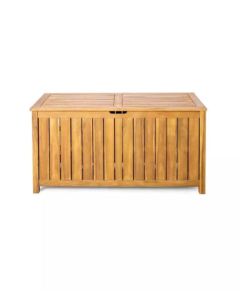 sumyeg Acacia Wood Outdoor Storage Portside 100Gallons Wood Deck Box
