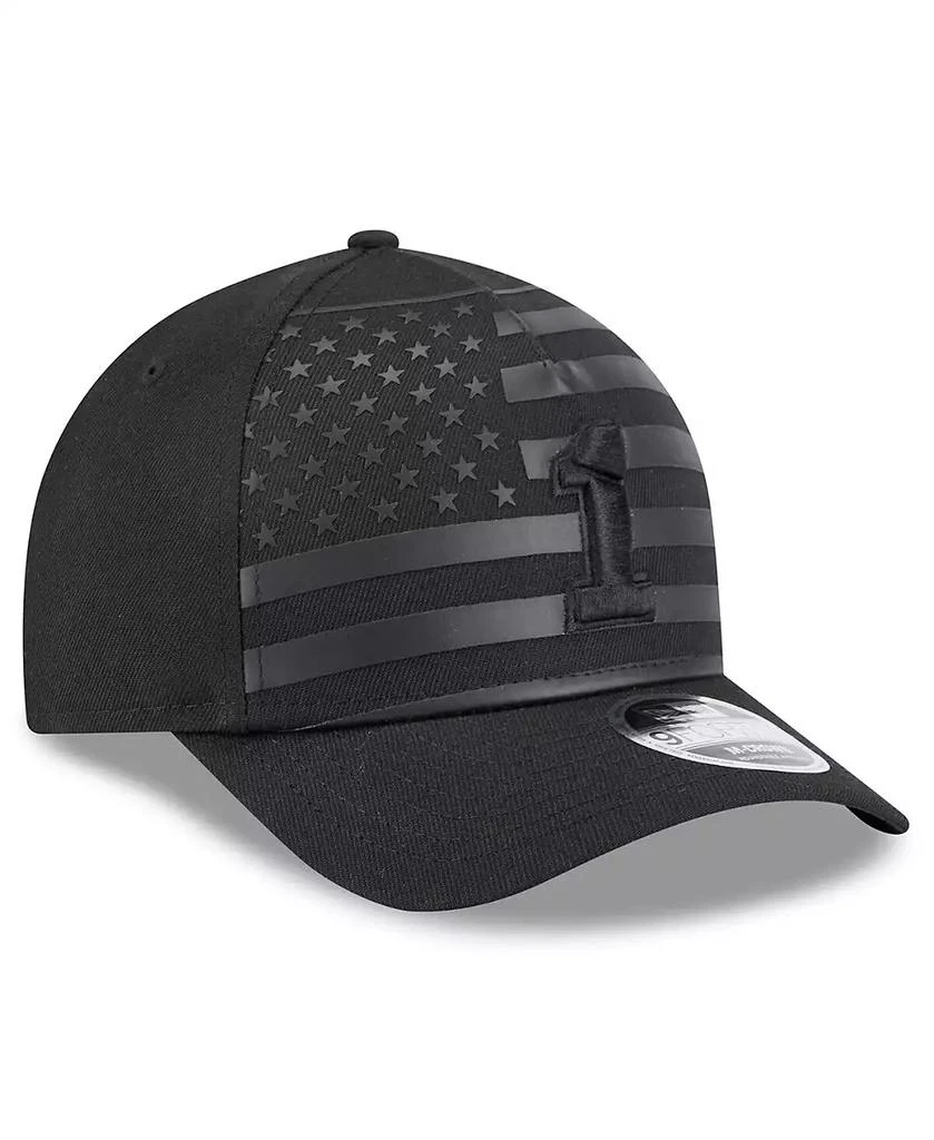 New Era Men's Black Ross Chastain American Flag 9FORTY M-Crown A-Frame Adjustable Hat 5
