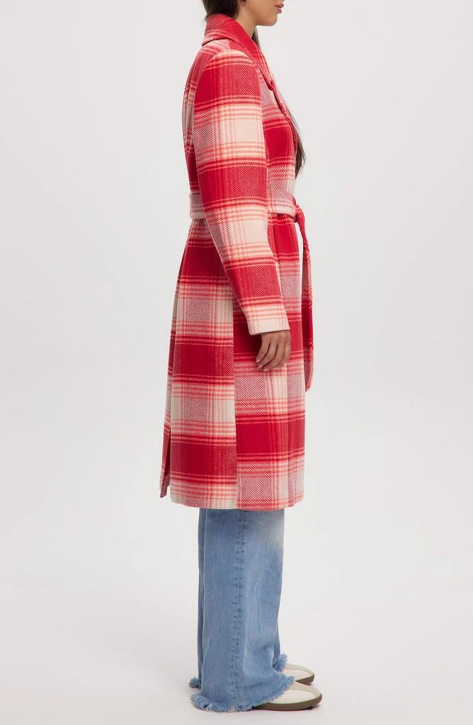 NOIZE Katja Vegan Wool Plaid Coat 4