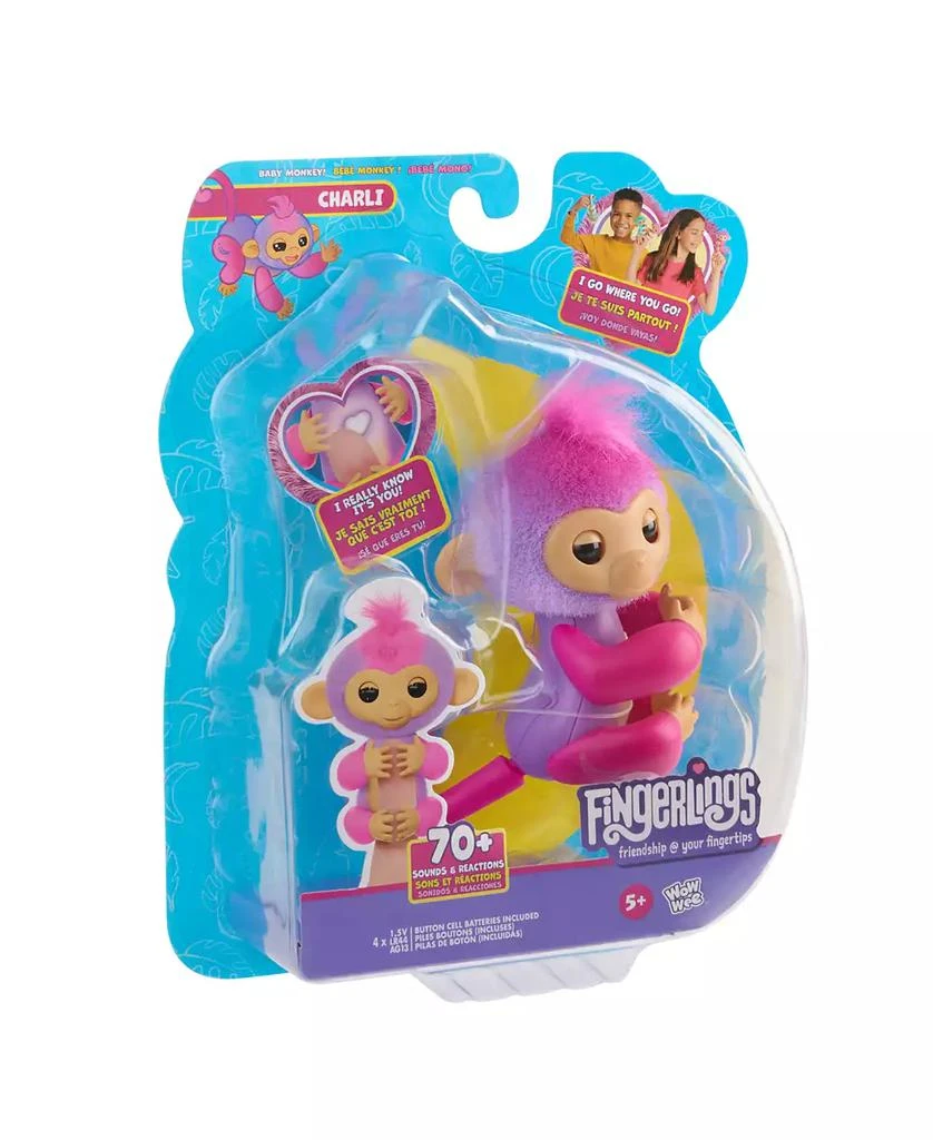 Fingerlings Interactive Baby Monkey Charli, Reacts to Touch with 70+ Sounds & Reactions 5