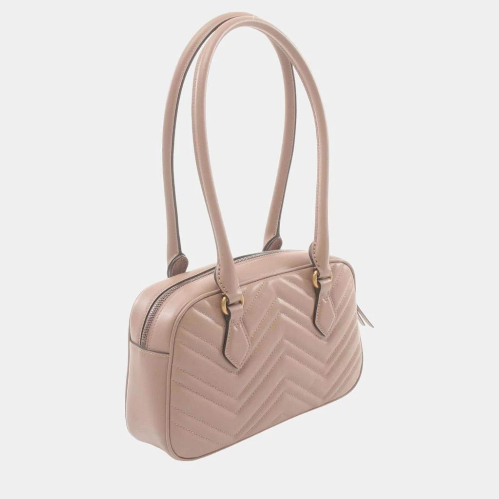 Gucci Gucci Pink Leather GG Marmont Small Bag 2