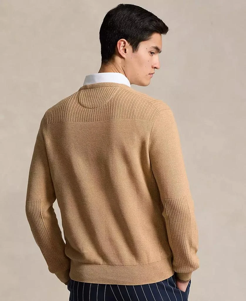 Ralph Lauren Men's Mesh-Knit Cotton Crewneck Sweater 2
