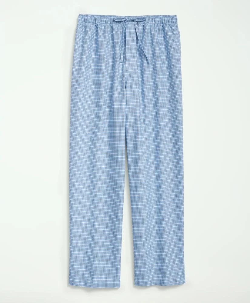 Brooks Brothers Cotton Oxford Windowpane Lounge Pants 1