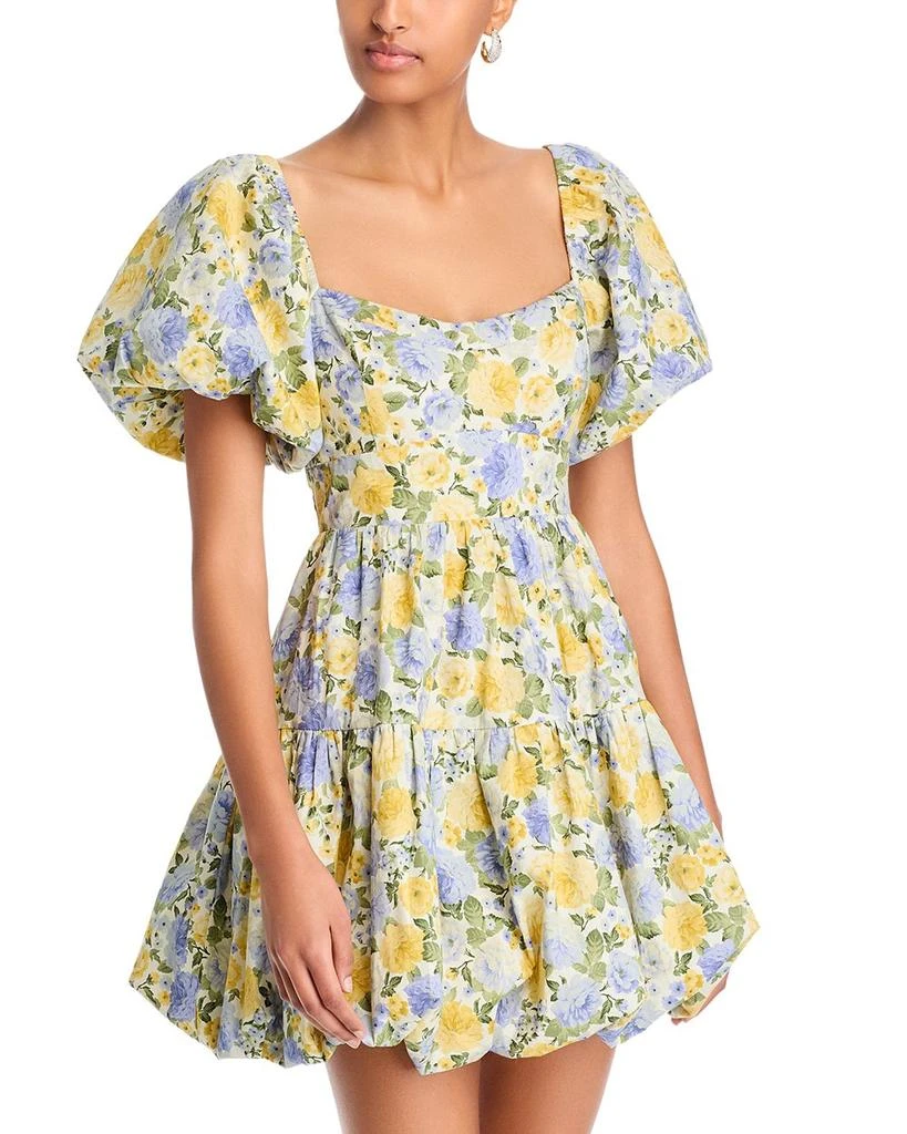 AQUA Bubble Mini Dress - Exclusive 1