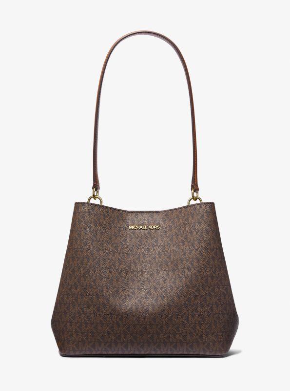 michael_kors Pratt Medium Signature Logo Shoulder Bag