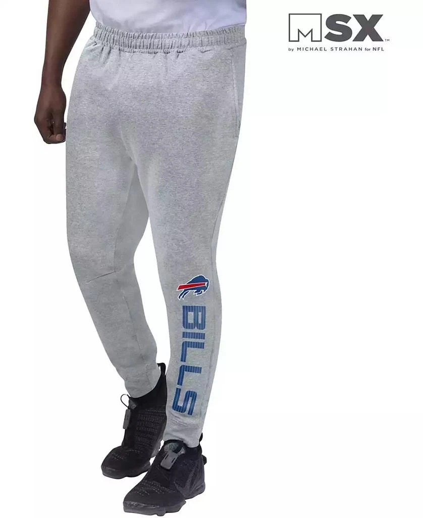 MSX by Michael Strahan Men's Heather Gray Buffalo Bills Jogger Pants 1