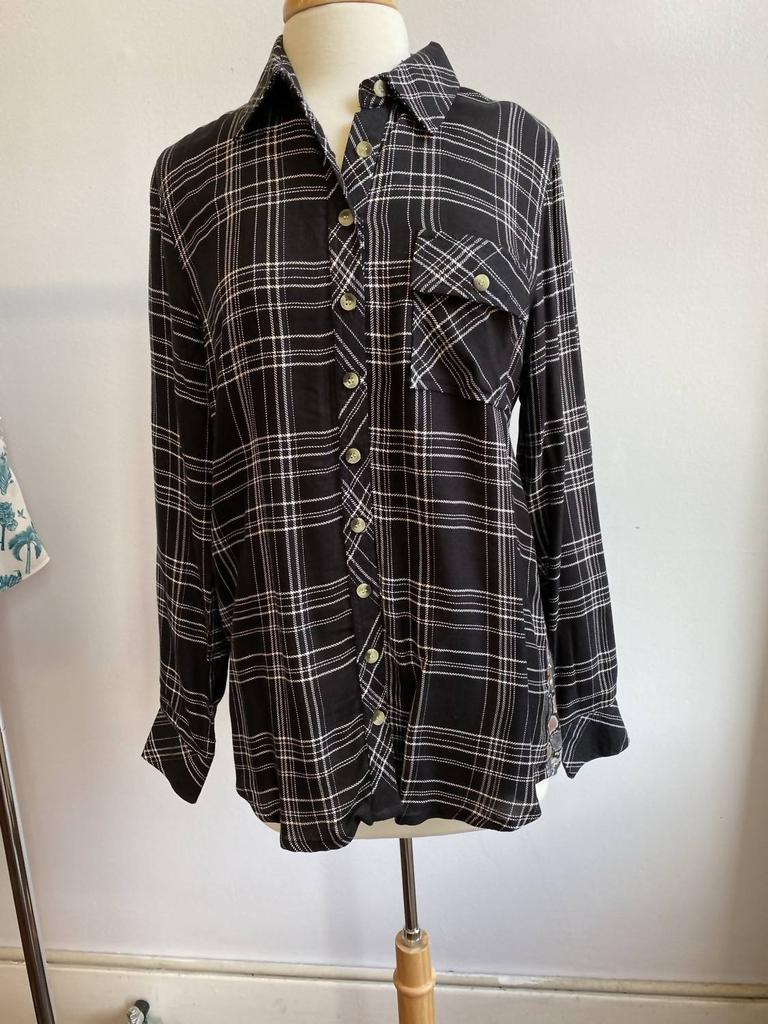 Tolani Tolani - Emma Plaid Button Down
