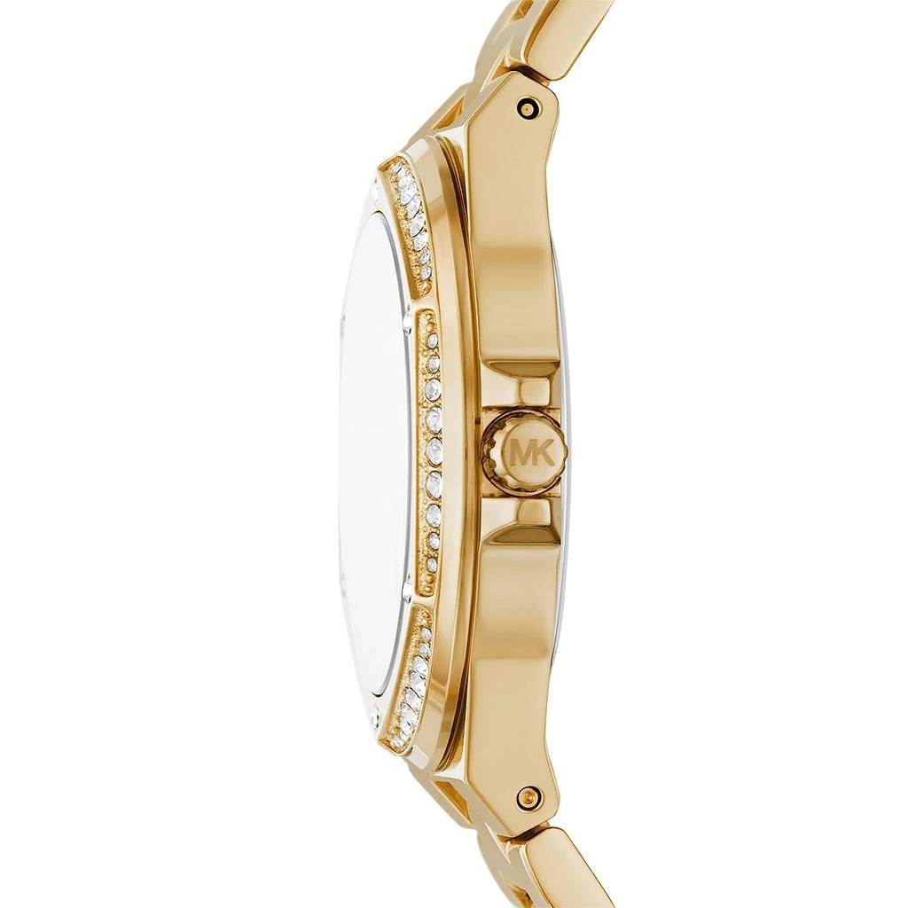 Michael Kors MK7404 - Lennox Three-Hand Gold-Tone Stainless Steel Watch 2
