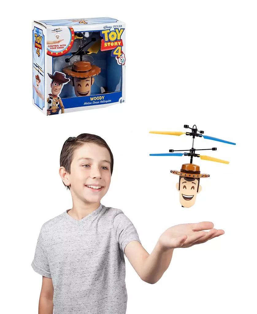 World Tech Toys Pixar Toy Story Emoji Woody IR UFO Ball Helicopter 4