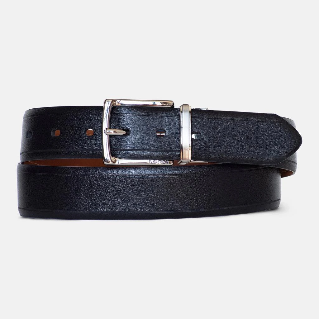 Nautica Mens Reversible Pebbled Belt 1