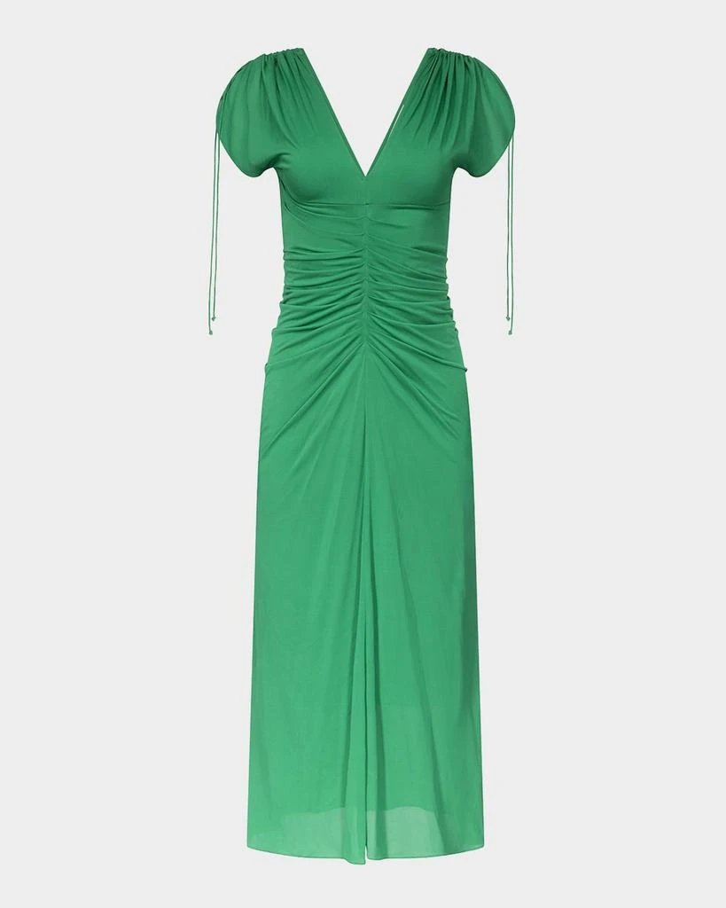 Diane von Furstenberg Charlotte Ruched Drawstring Midi Dress - Dresses &  Skirts - Free Shipping - BeyondStyle