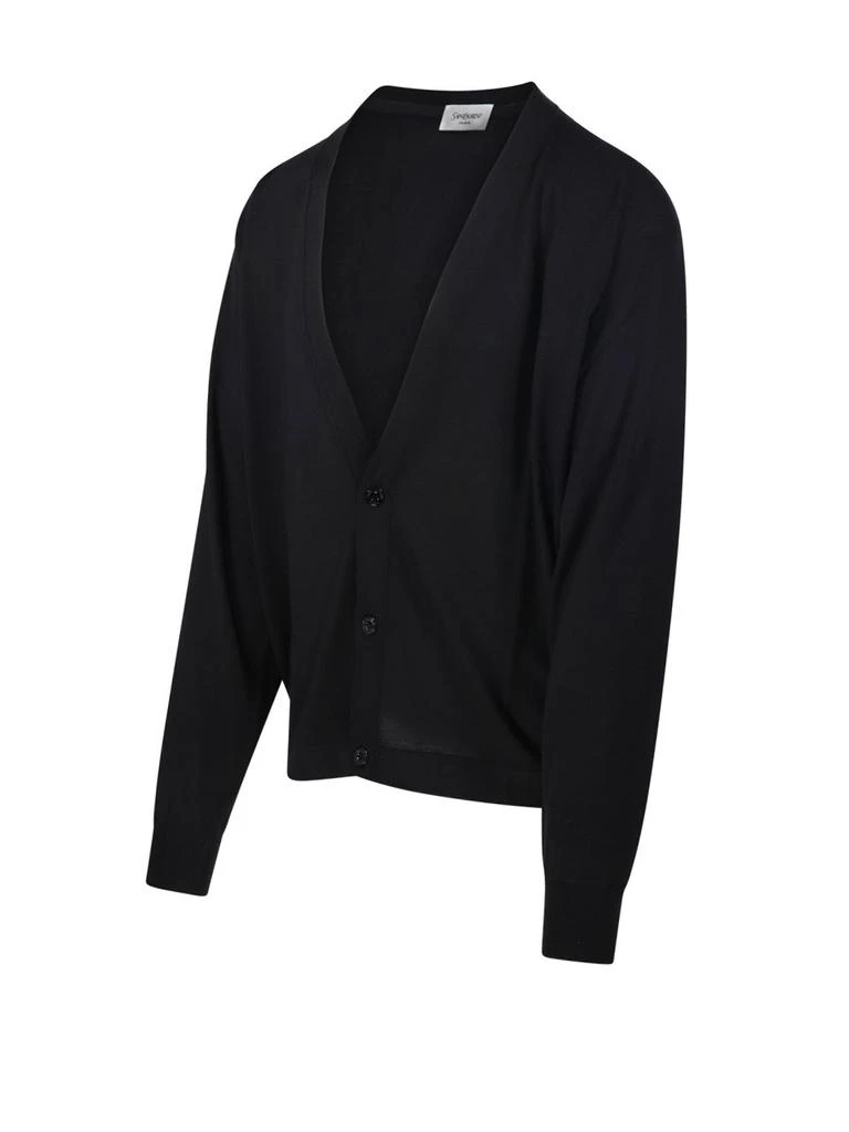 Yves Saint Laurent Saint Laurent Button-Up V-Neck Cardigan 2