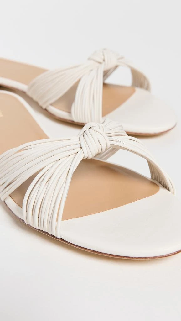 Reformation Peridot Mignon Knot Flat Sandals 5