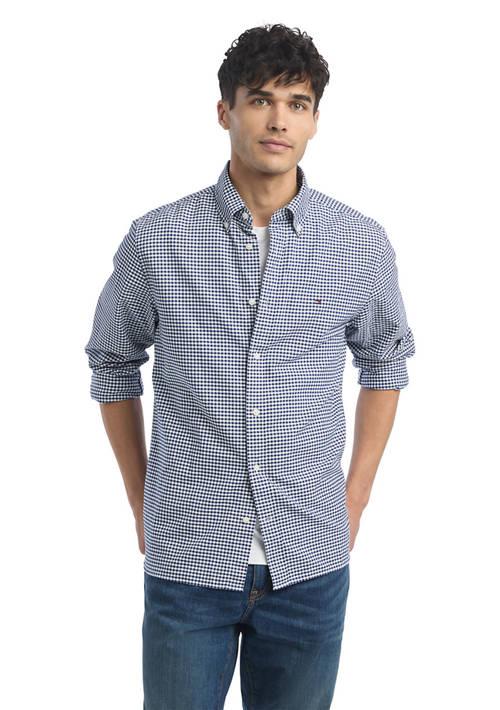 Tommy Hilfiger Hilfiger Heritage Oxford Gingham Printed Regular Fit Shirt