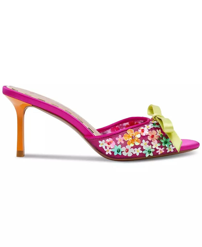Betsey Johnson Women's Naddia Ditzy Floral Stiletto Slip-On Mules 2