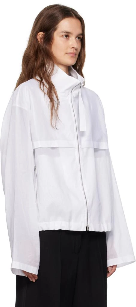 Jil Sander White Cotton Muslin Jacket 2
