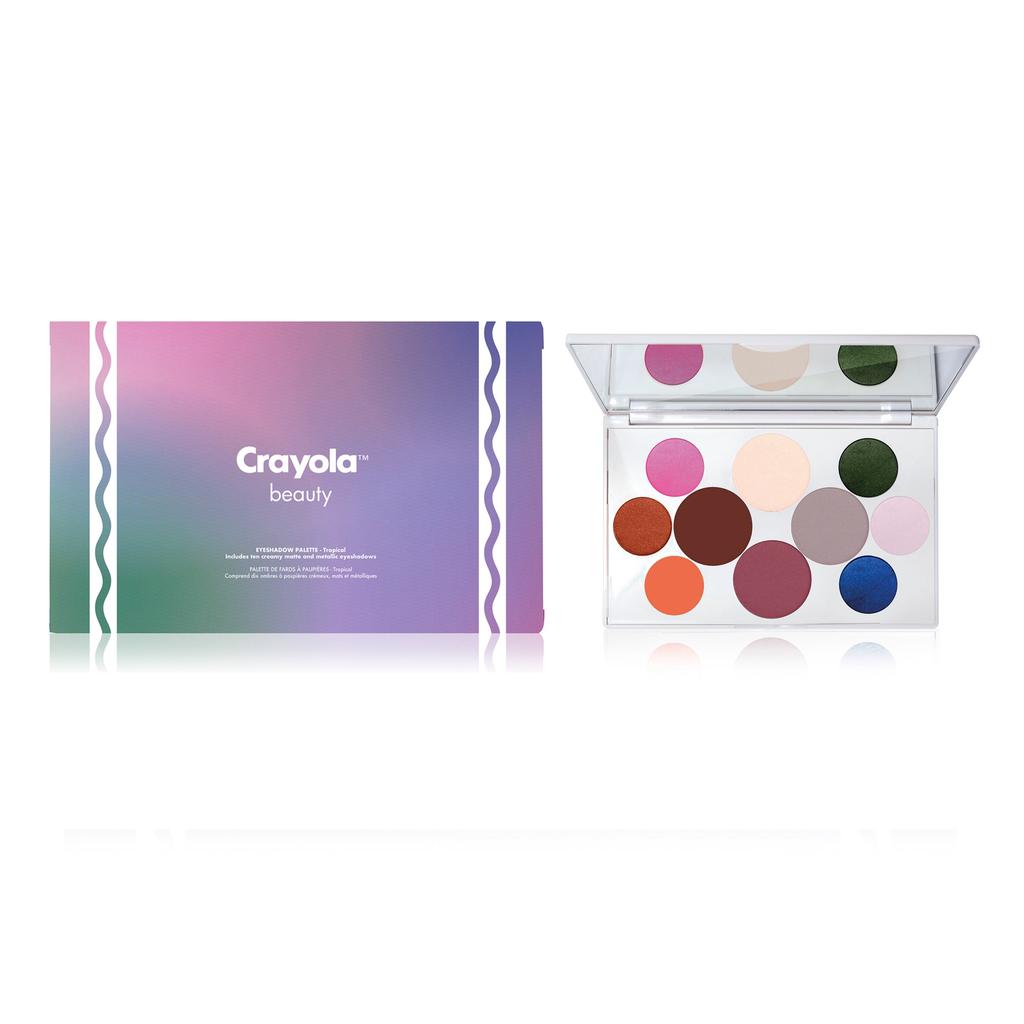 Crayola Eyeshadow Palette - Tropical by  for Women - 0.63 oz Eye Shadow