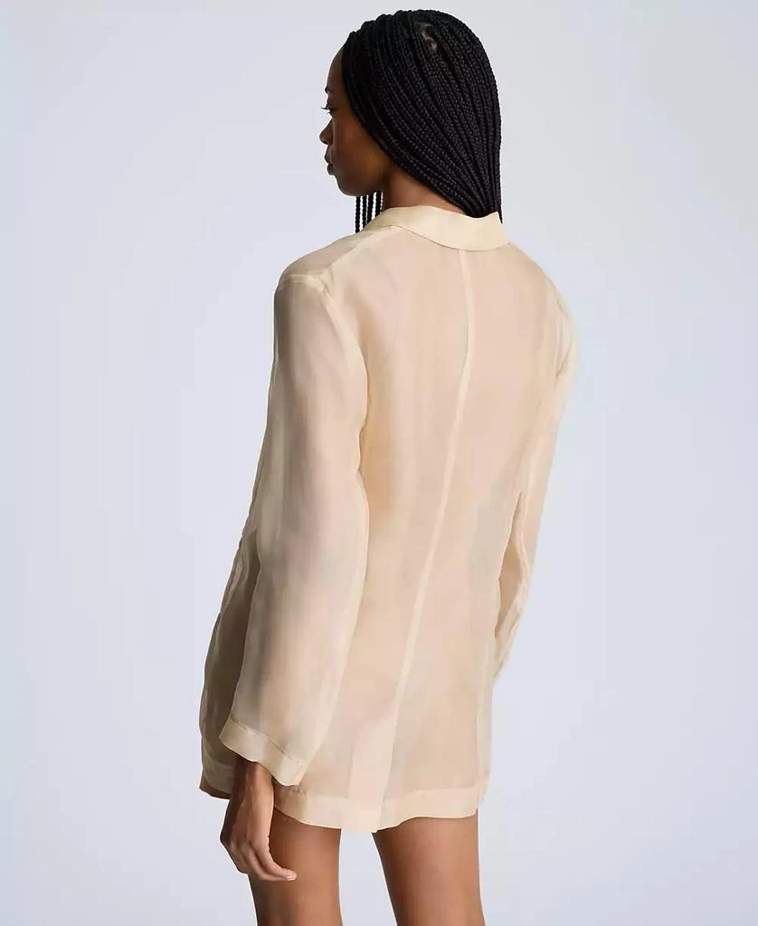 Kenneth Cole Women's Organza Boyfriend Blazer 2