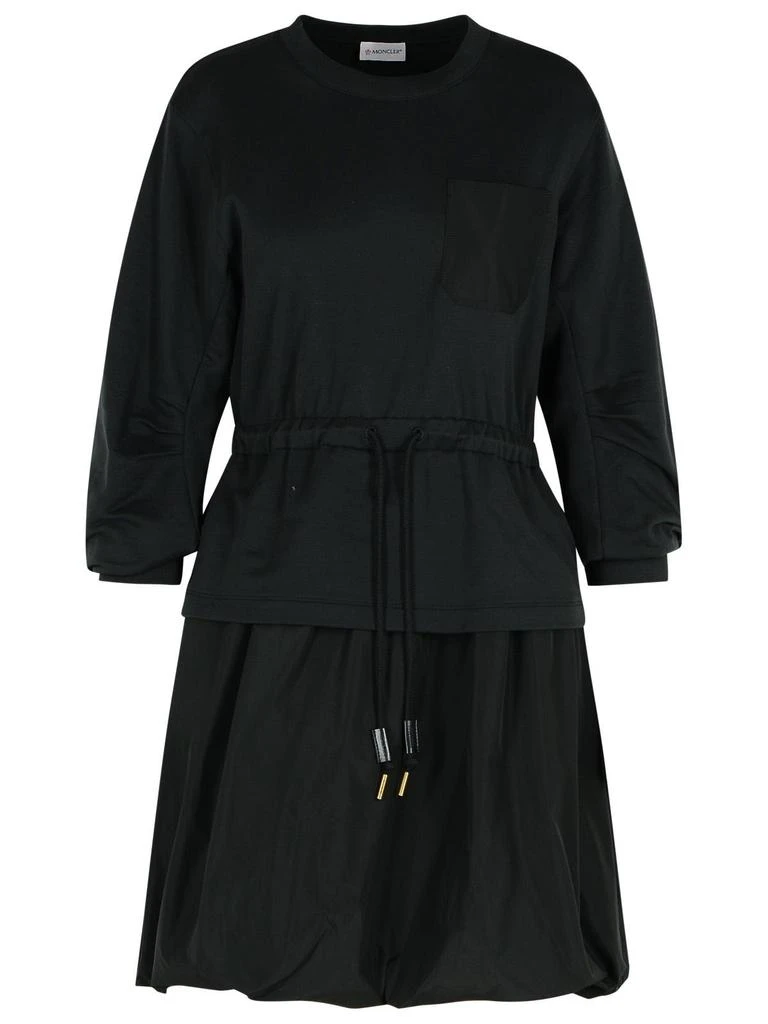 Moncler Moncler Layered Drawstring Waist Dress 1