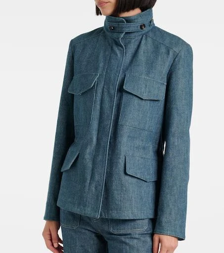 Loro Piana Traveller Mini denim field jacket 6