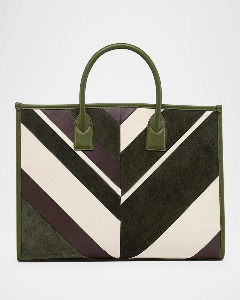 MCM Munchen Mega Large Leather Tote Bag 2