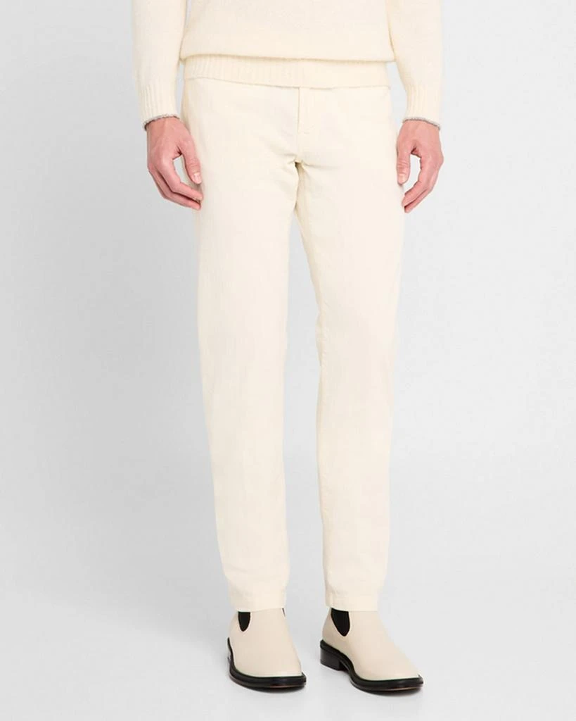 Marco Pescarolo Men's Elour Garment-Dyed Corduroy Pants 2