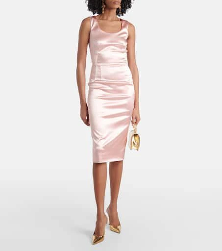 Dolce 
Gabbana Satin midi dress 2