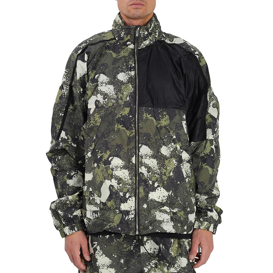 Marcelo Burlon Camouflage-print Logo Windbreaker