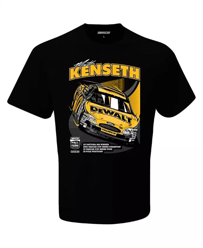 Checkered Flag Sports Men's Black Matt Kenseth NASCAR Hall of Fame Class of 2023 Inductee T-shirt 3