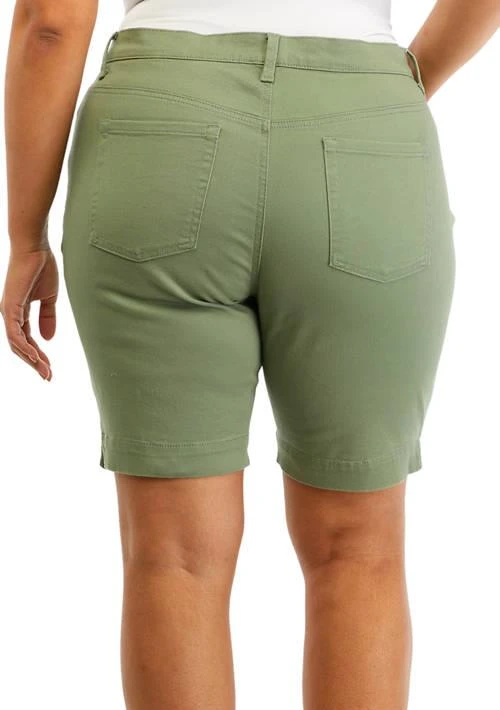 Gloria Vanderbilt Vanderbilt Plus Size Amanda Bermuda Shorts 2