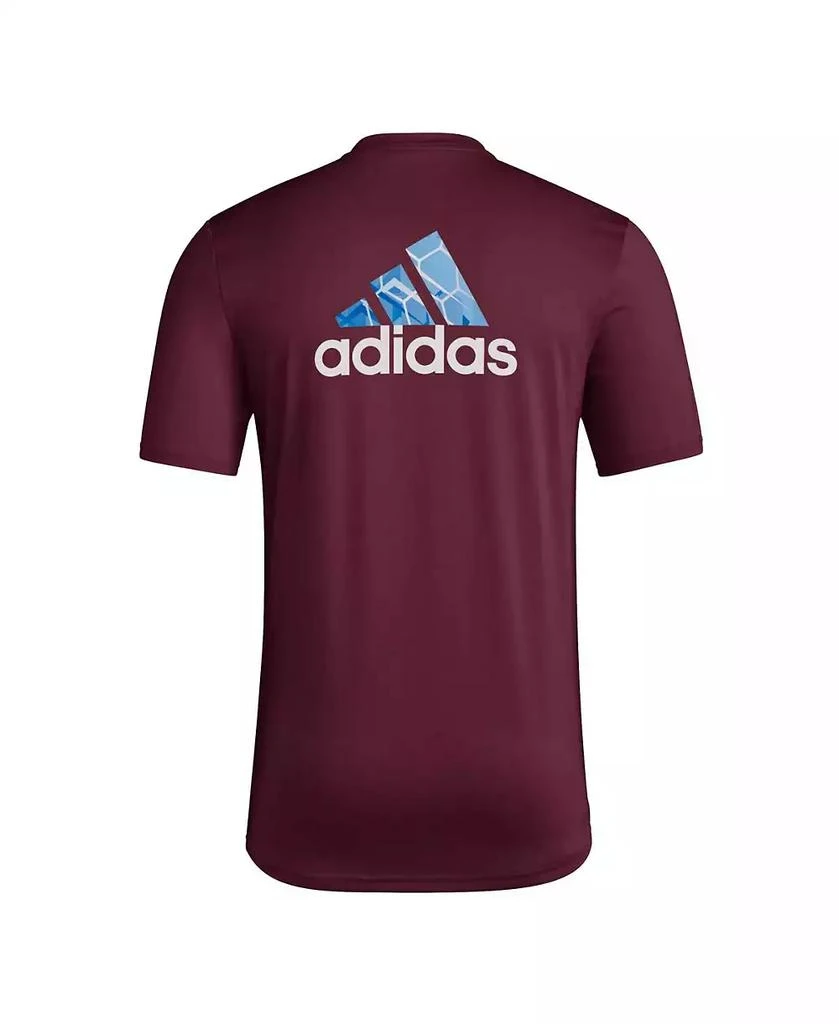 Adidas Men's Burgundy Colorado Rapids Local Pop AEROREADY T-Shirt 2