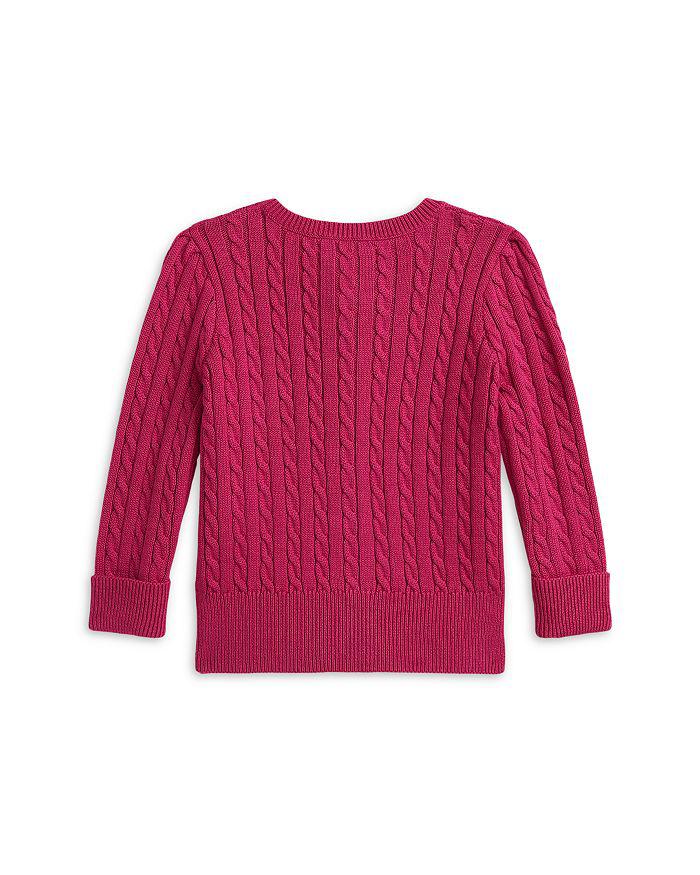 Ralph Lauren Polo Girls' Mini Cable Cotton Cardigan - Baby