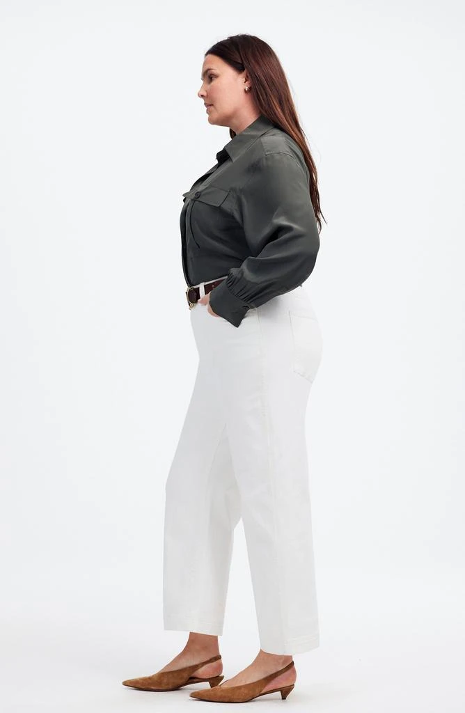 Madewell The Perfect Vintage Wide Leg Crop Jeans 8