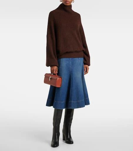 SAVETTE Symmetry Pochette leather tote bag 5