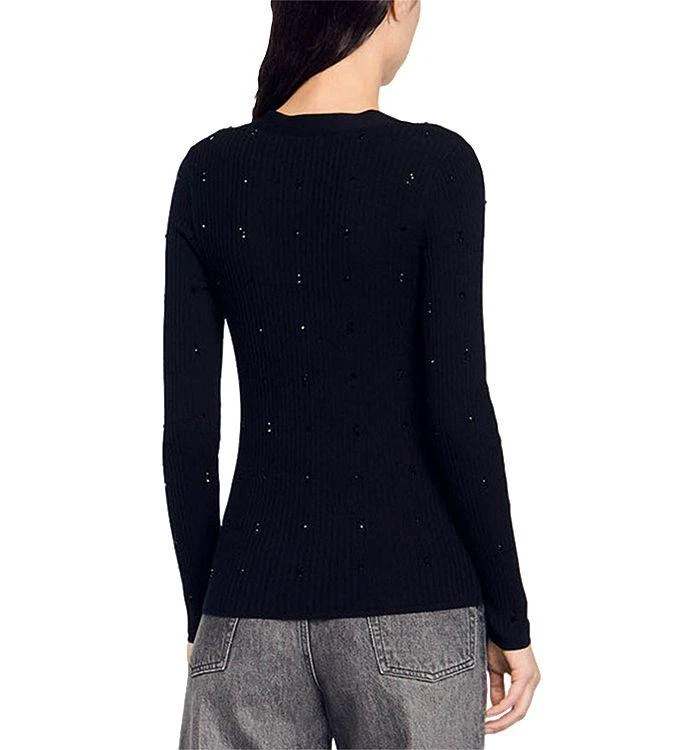 Sandro Gabrielle Strass Cardigan 3
