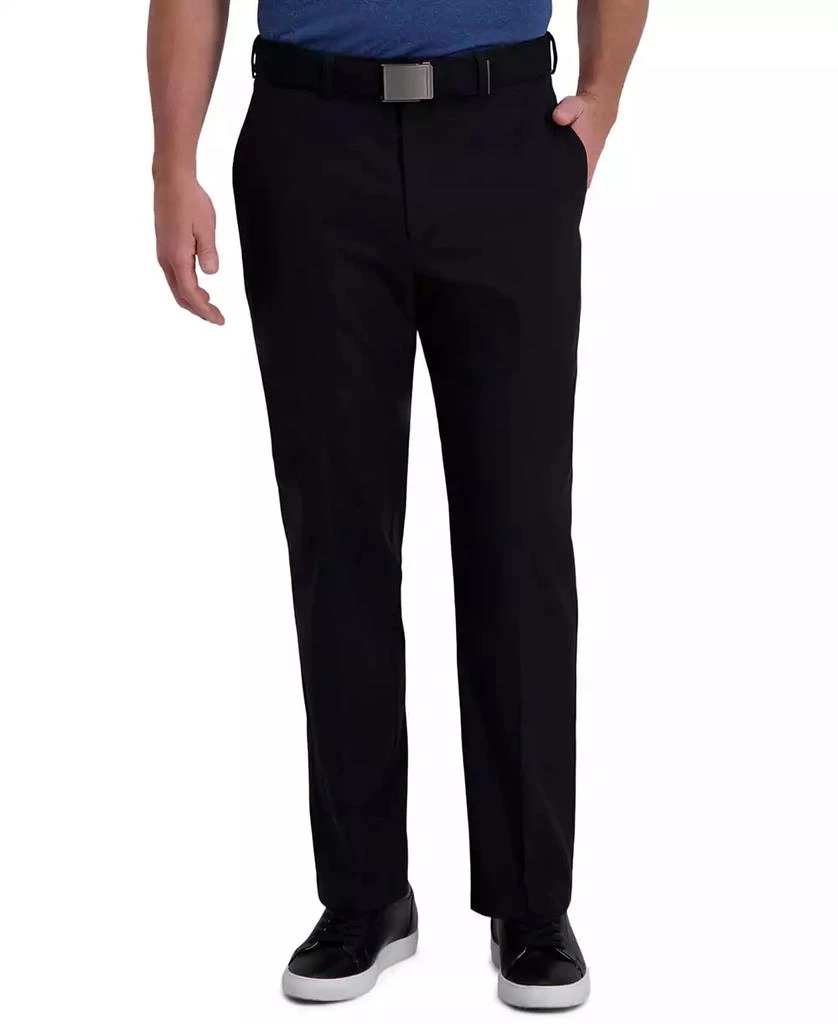 Haggar Cool Right Performance Flex Classic Fit Flat Front Pant 1
