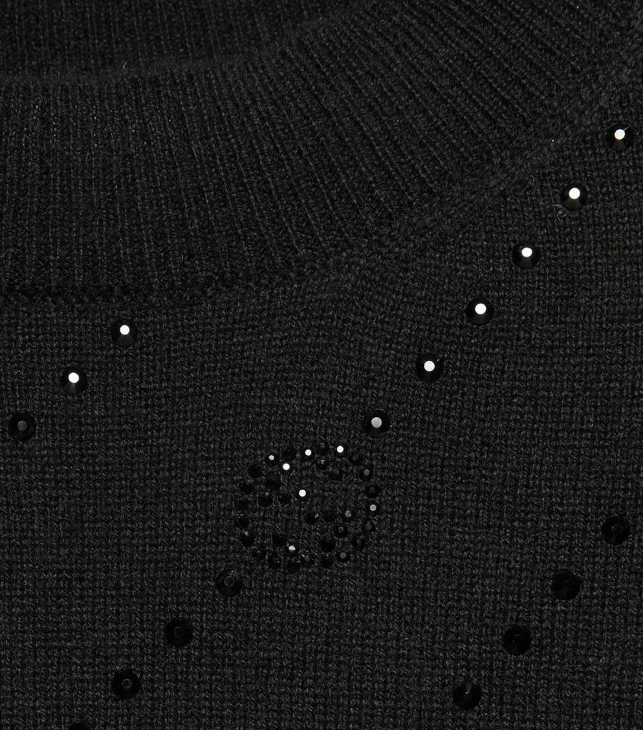 Gucci Cashmere Embellished Interlocking G Sweater 5