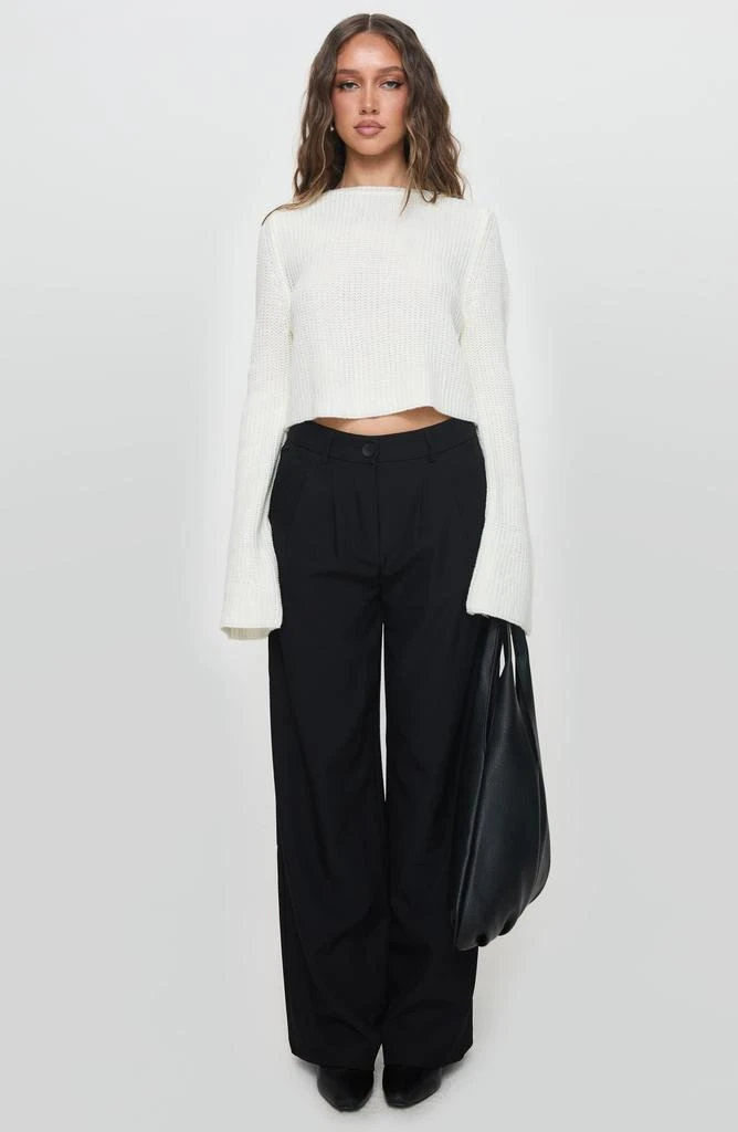 Princess Polly Coastline Bell Sleeve Crop Sweater 6