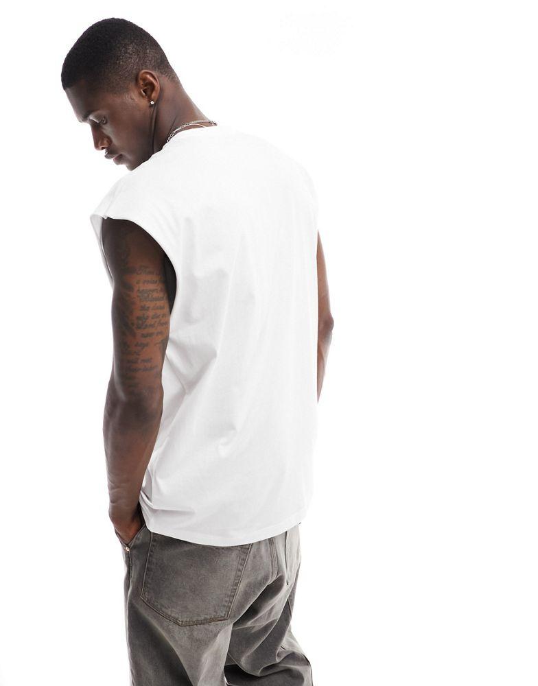 New Look New Look oversized tank top in white