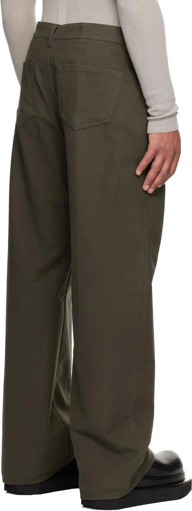 Rick Owens Khaki Concordians Geth Jeans 3