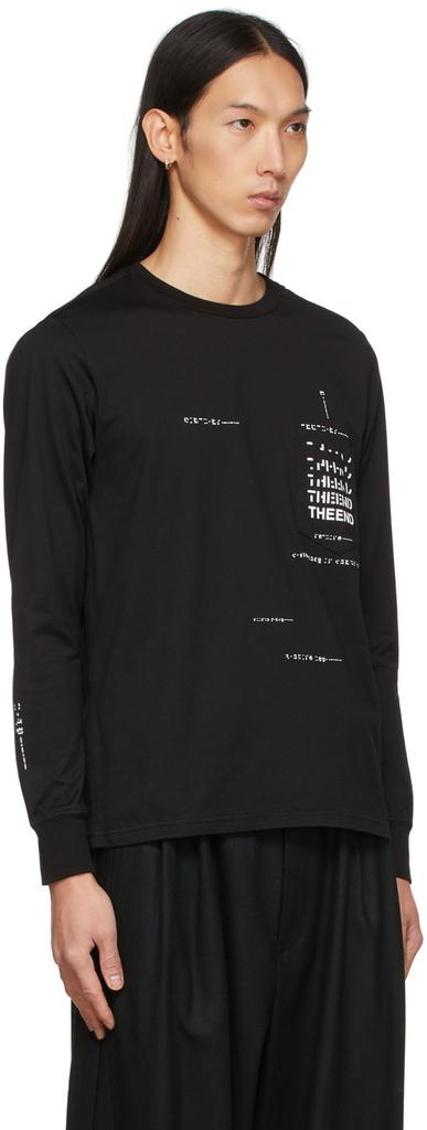 TAKAHIROMIYASHITA TheSoloist. Long Sleeve Geometric Morse Code T--Shirt