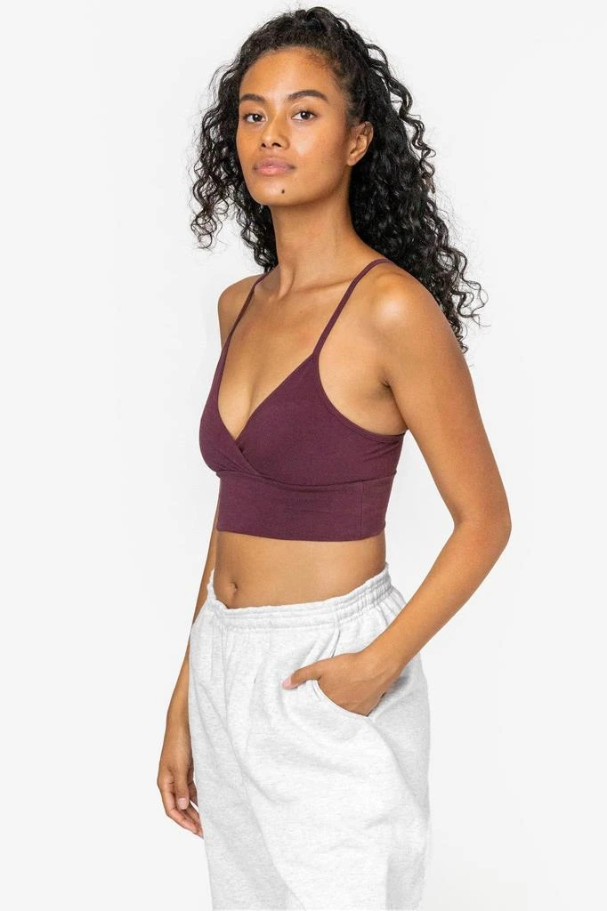 Los Angeles Apparel 83076GD - Crossover Wrap Crop Top 14