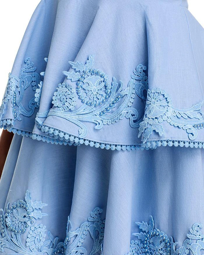 AQUA Pearl Floral Applique Mini Dress - Exclusive - Dresses & Skirts - Free  Shipping - BeyondStyle
