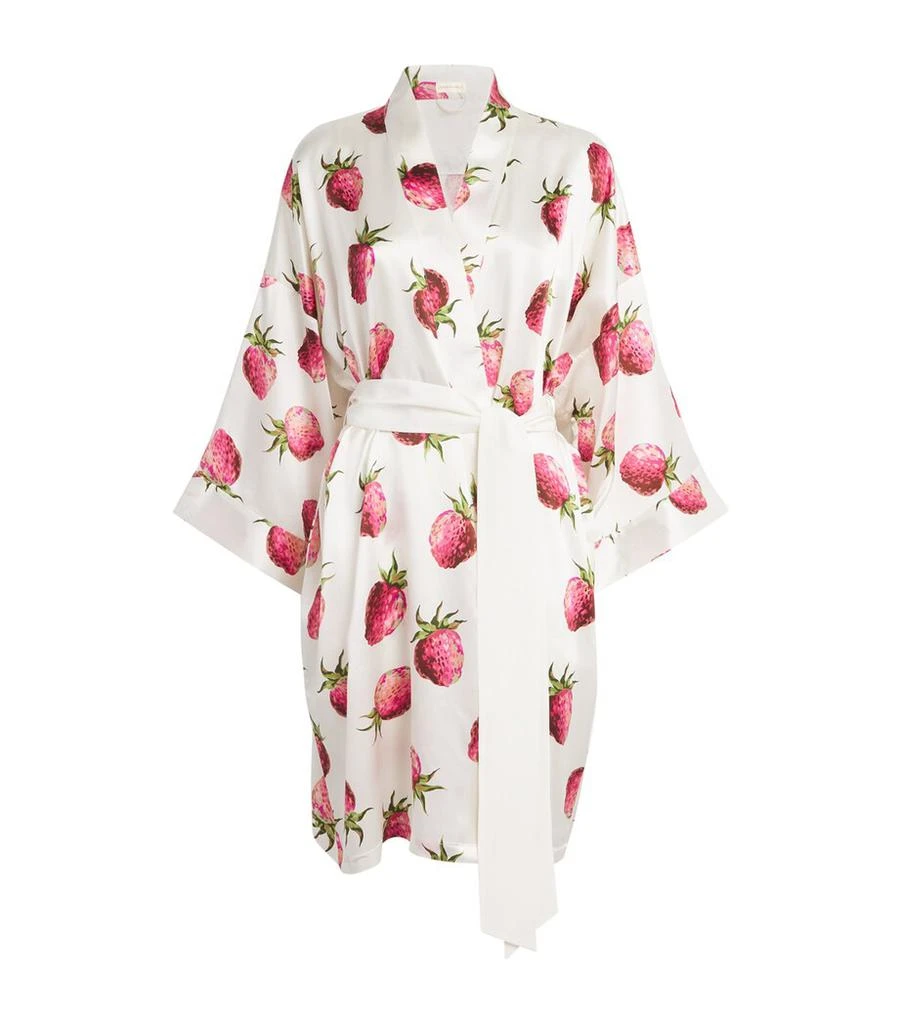 OLIVIA VON HALLE Silk Blythe Mimi Robe 1