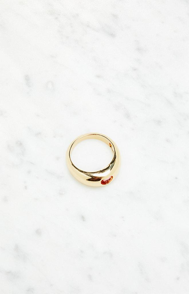 LA Hearts Chunky Stone Ring