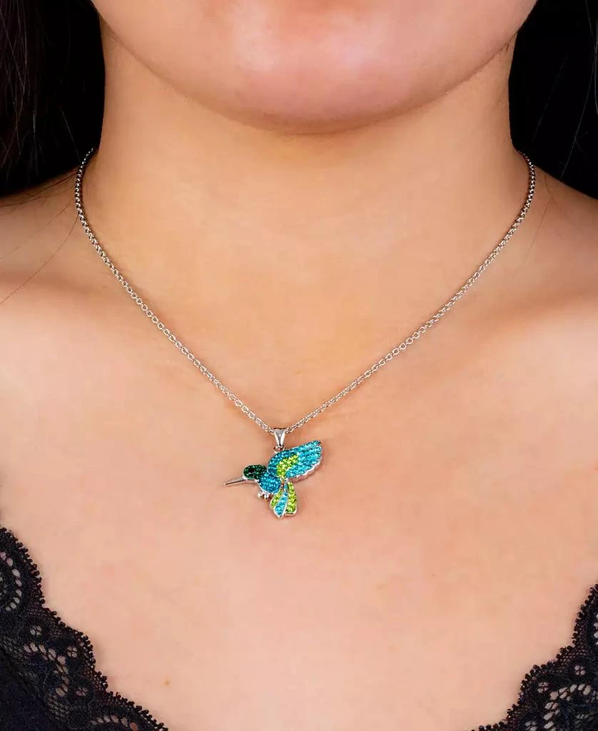 Shop Crystal Hummingbird Pendant 16+2