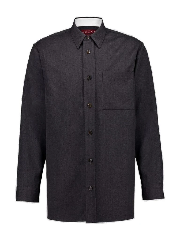 black gucci dress shirt Gucci Shirt – Stylish & Comfortable Premium Cotton Shirt – Farieha Clothing  by Vazeer main image 0